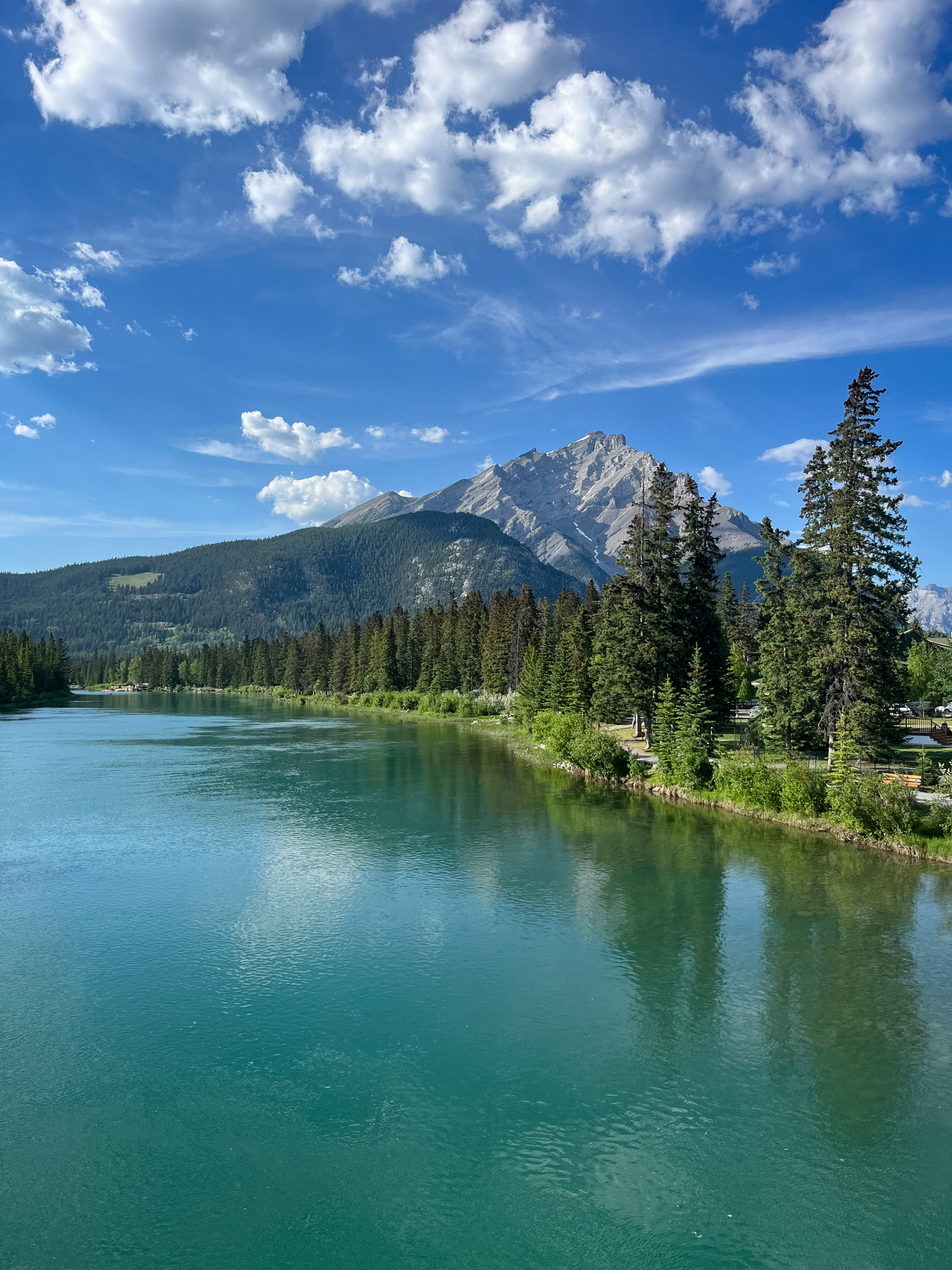Bow River in Banff National Park