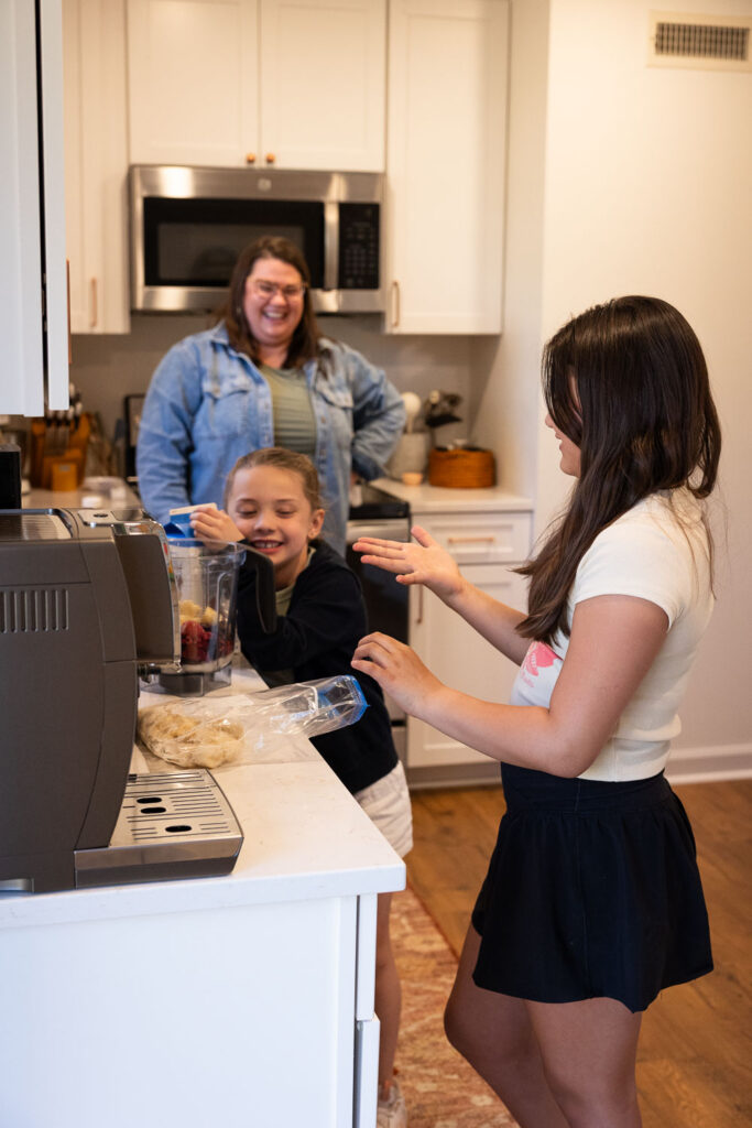 Springtime Candid Documentary Family Photos in Raleigh capturing family traditions
