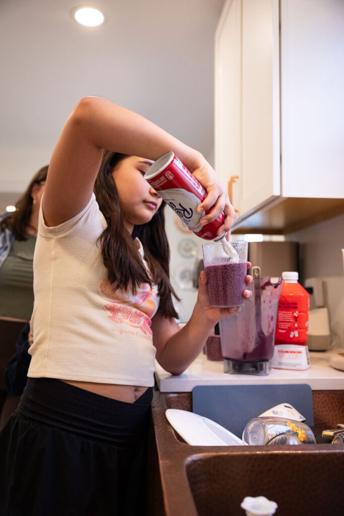 Springtime Candid Documentary Family Photos in Raleigh capturing simple family traditions