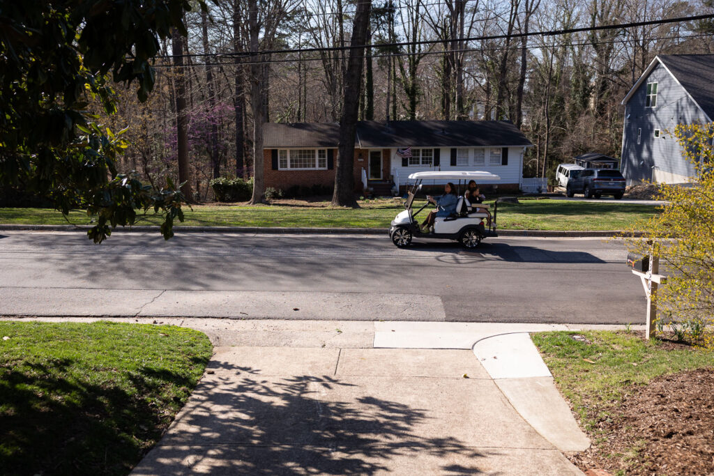 Springtime Candid Documentary Family Photos in Raleigh capturing real life in your neighborhood